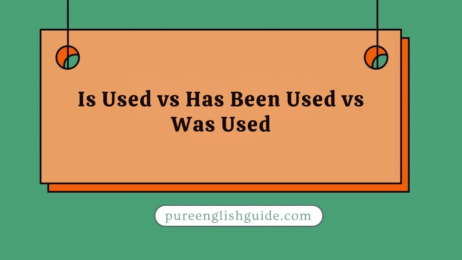 Is Used vs Has Been Used vs Was Used