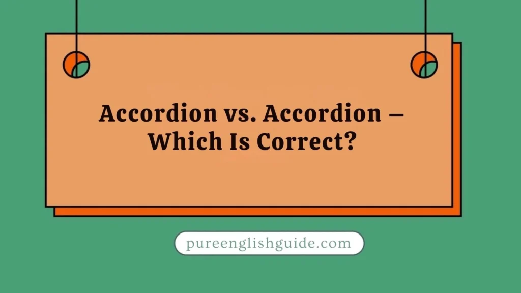Accordion vs. Accordion