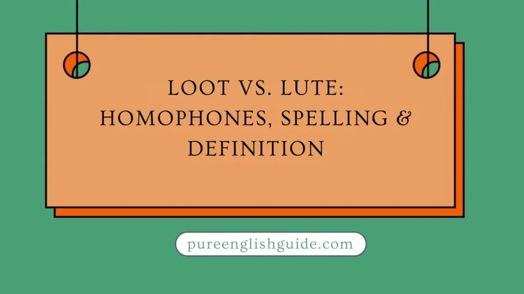 Loot vs. Lute